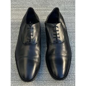 TO BOOT NEW YORK Southpoint Cap Toe Oxford Black Leather Men's Size 11.5 US